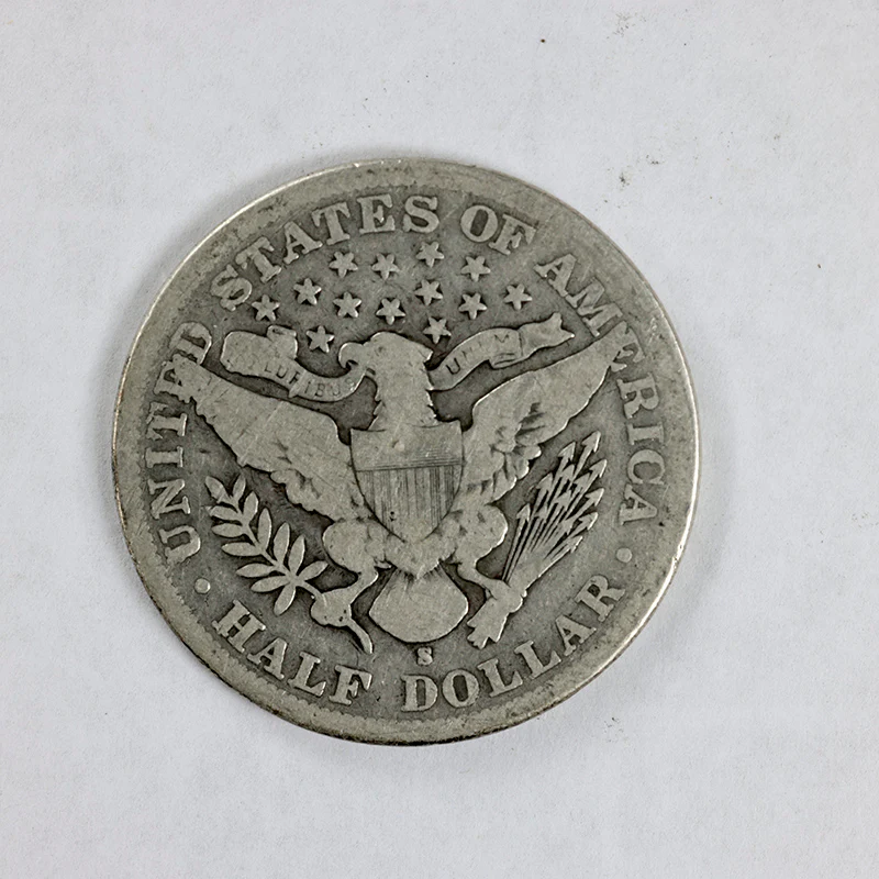 1898-S San Francisco Barber Half Dollar showing S mint mark and original frosty luster typical of Philippine-era San Francisco strikes
